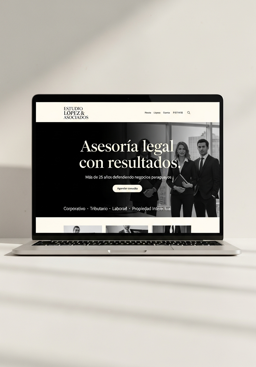 Diseño de web para Estudio López