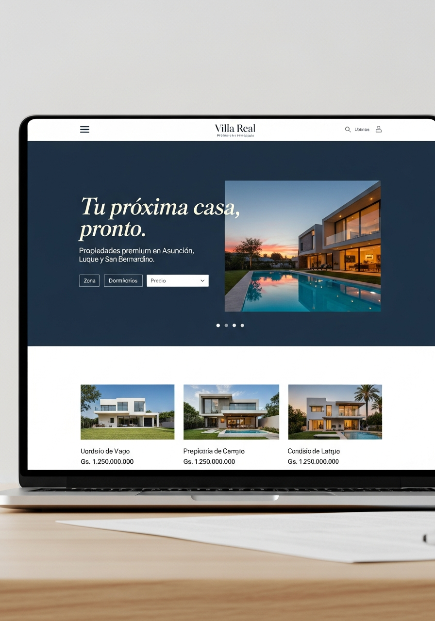Diseño de web para Villa Real
